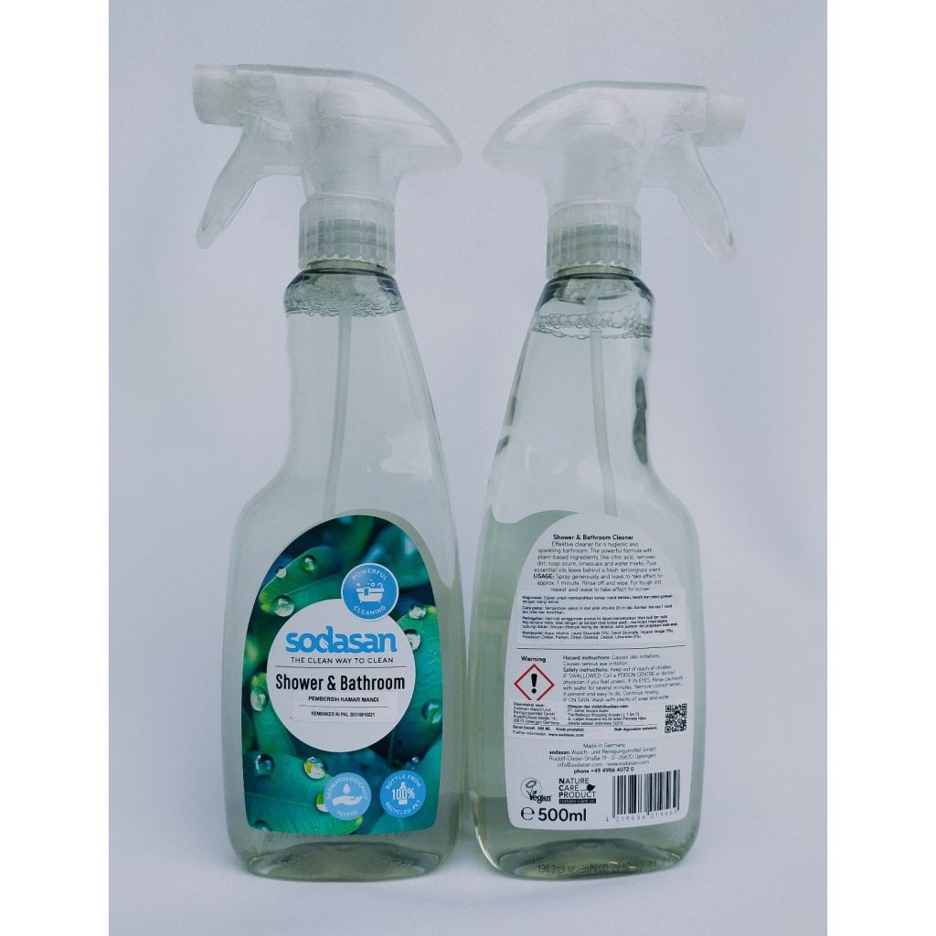 Shower & Bathroom Cleaner Non Toxic 500 mL Sodasan Jual Makanan