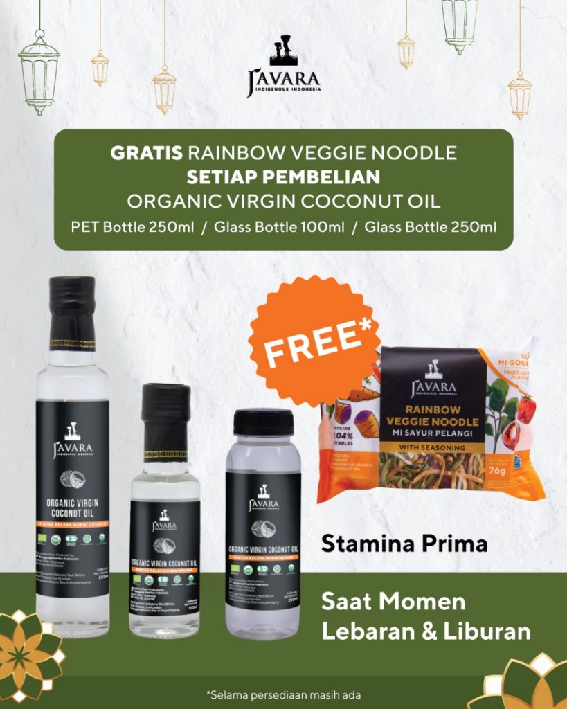Javara – Organic VCO Virgin Coconut Oil Minyak Kelapa Murni 100ml ...