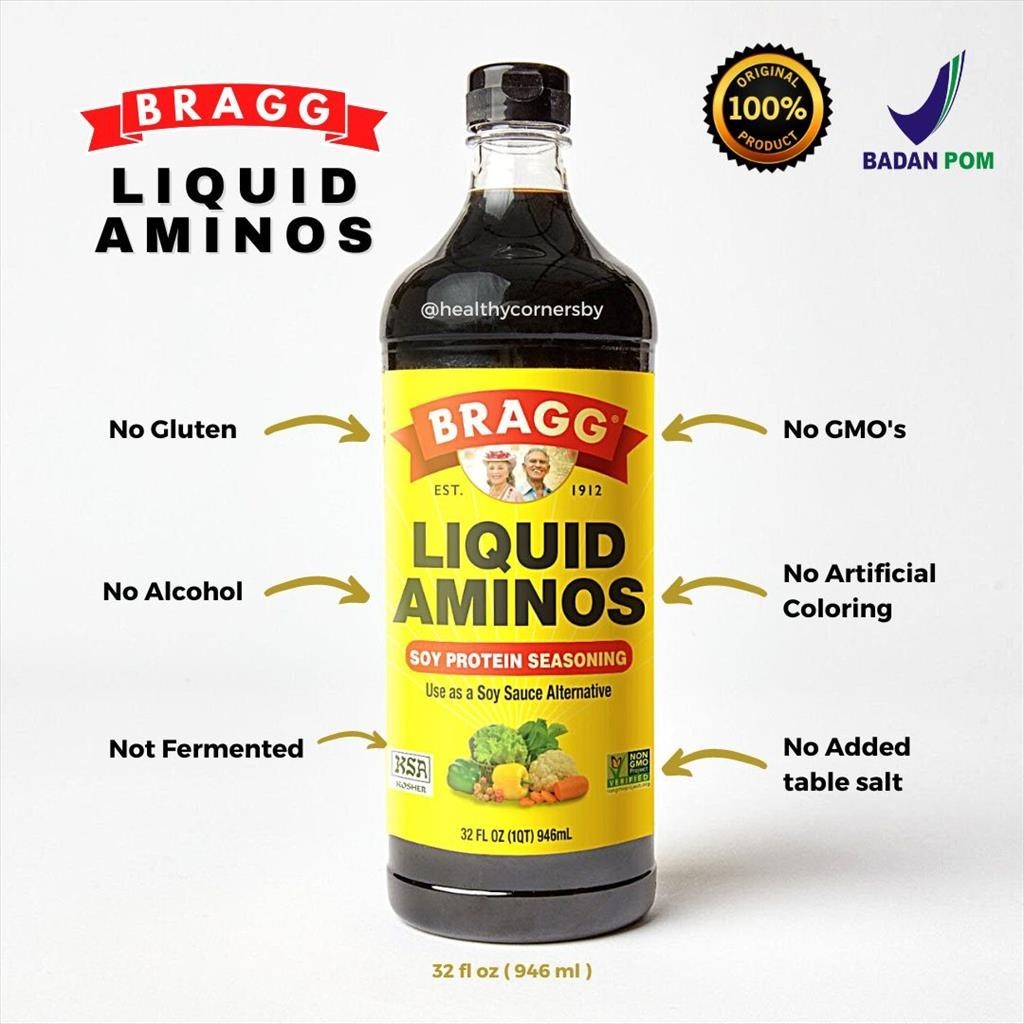 Liquid Aminos – Natural Seasoning (32 oz 946 mL)