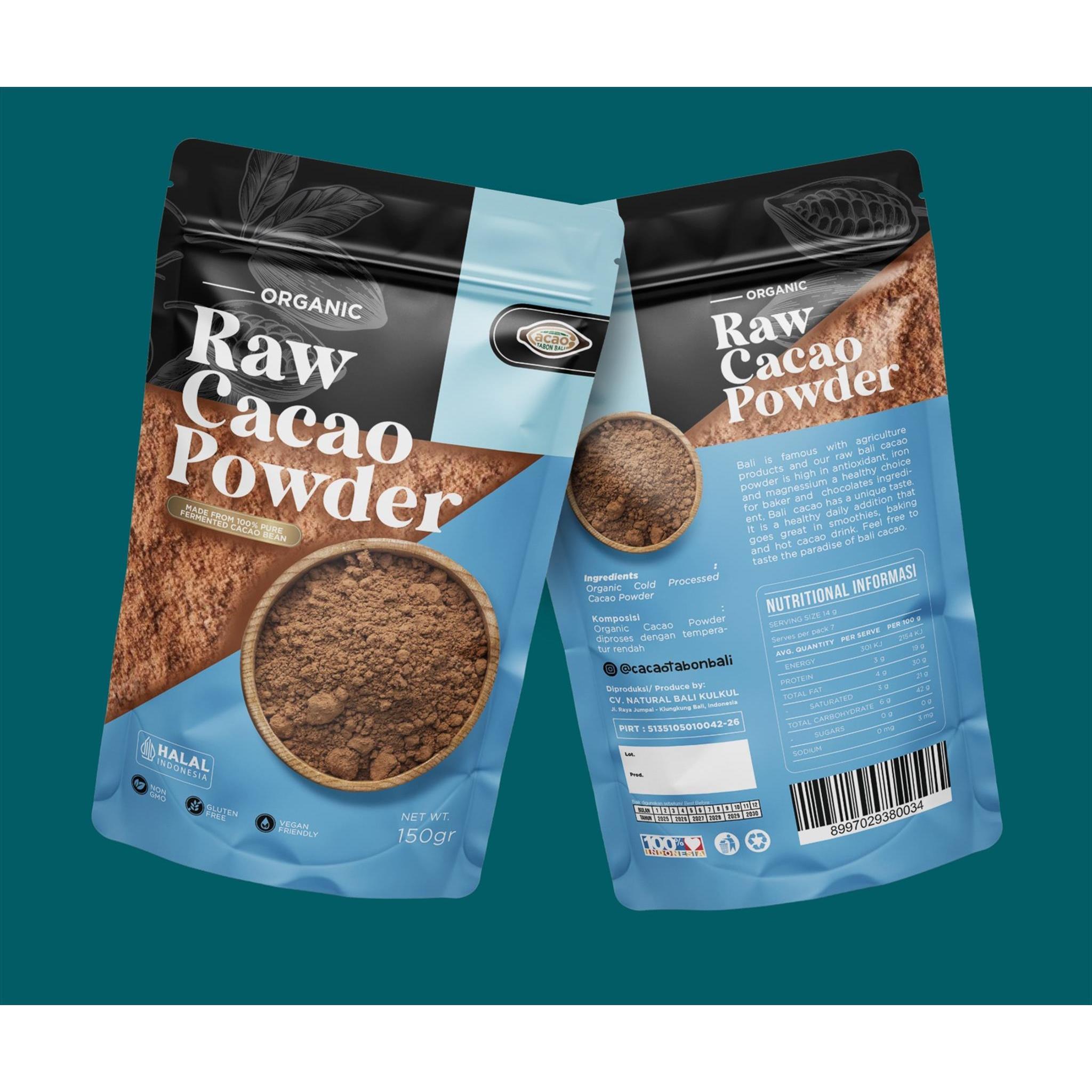 Cacao Tabon – Organic Raw Cacao Powder 150g ( Cokelat Bubuk )