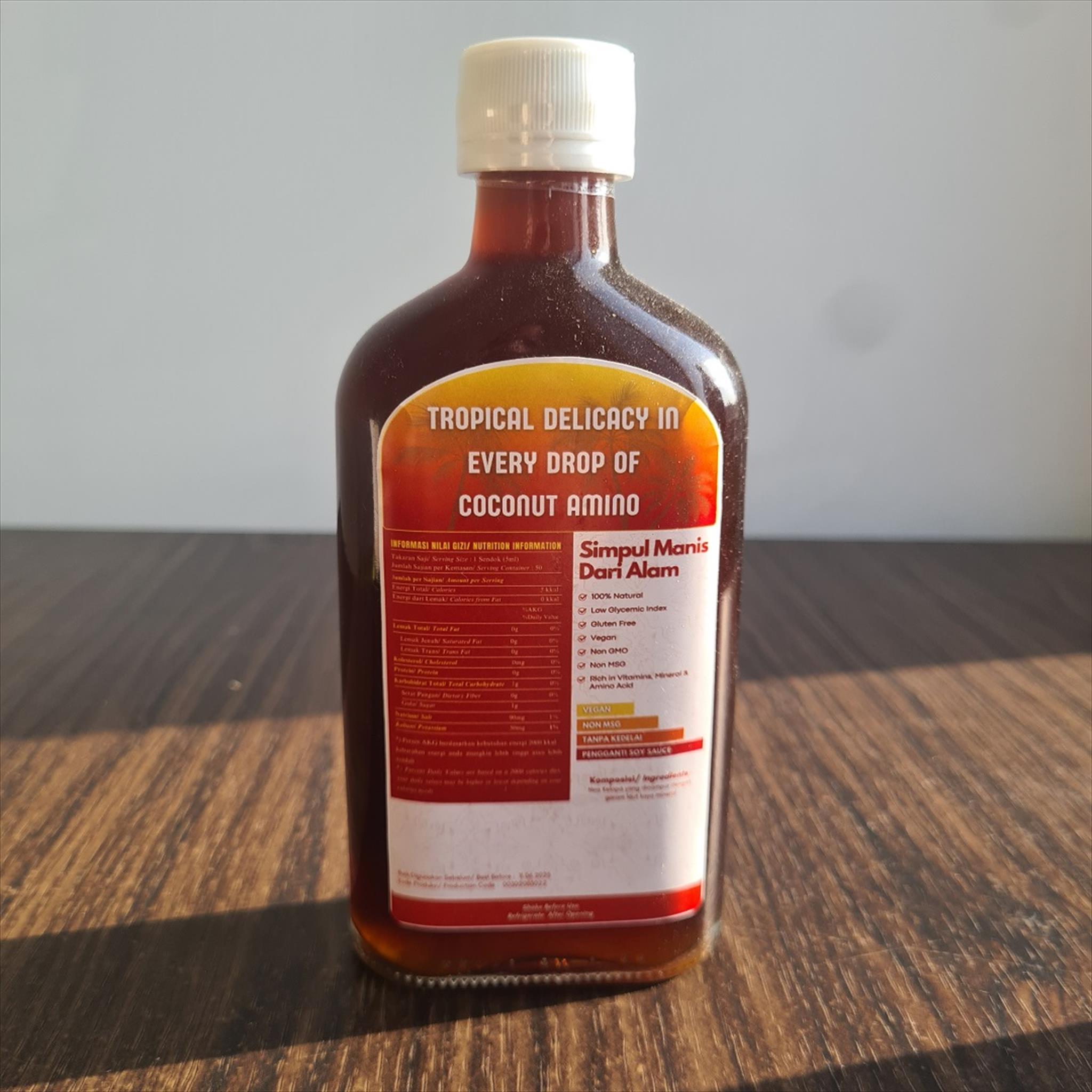 Soy Free Coconut Aminos 250mL - Coconut Soy Sauce Alternative | Jeevos
