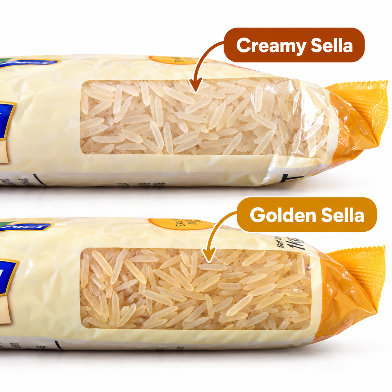 Daawat Beras Basmati Creamy Sella (5kg) Basmati Rice Supreme Extra Long Grains