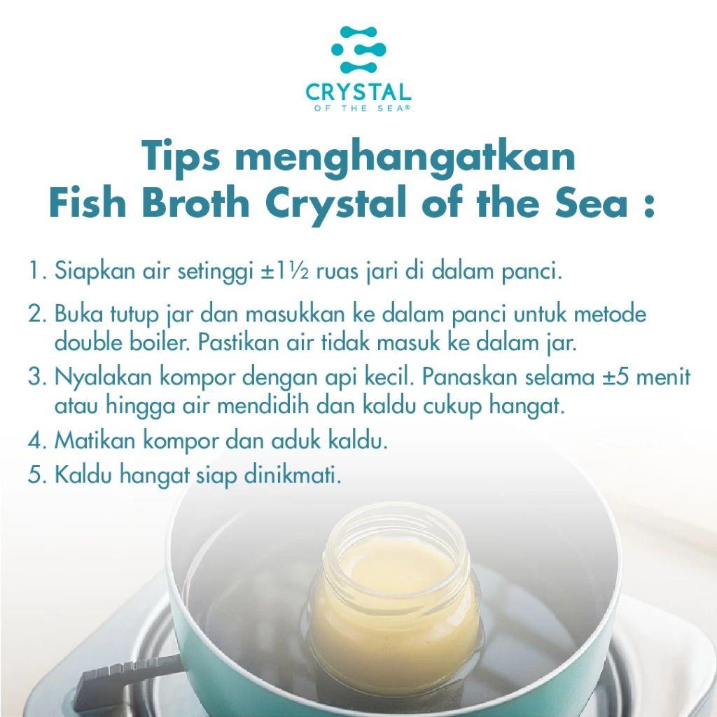 Crystal of The Sea | Fish Broth (100gr) / Kaldu Ikan dalam kemasan / Kaldu MPASI Natural / Kaldu Non MSG Sehat