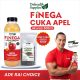 Finega Cuka Apel 500ml Kemasan Plastik Gratis Chia Seed 50g ( ACV )
