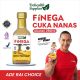 Finega Cuka Nanas 250ml (kaca) Pineapple Vinegar Vinega