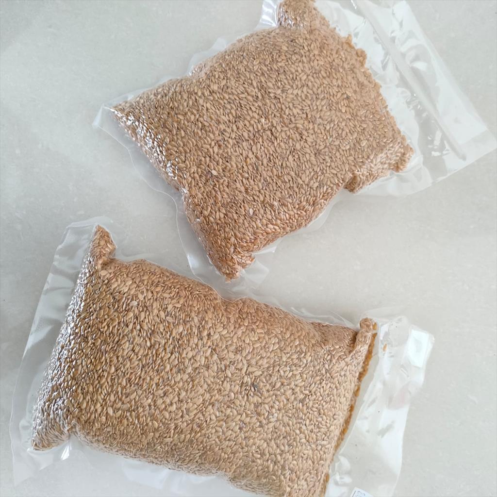 Golden Flaxseed ( Flax Seeds / Biji Rami ) - 1 KG Golden Flaxseed 1KG