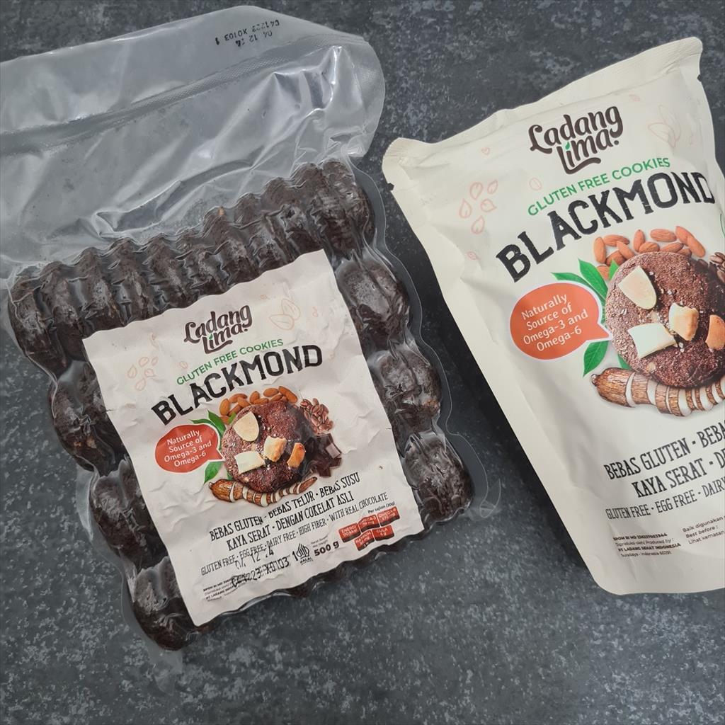 Ladang Lima – Blackmond Gluten Free Cookies 500g ( Kue Cokelat Almond